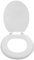 Homoyoyo Foam Toilet Seat Padded Toilet Seat Elongated White Foam
