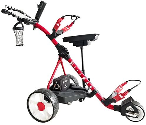 Hillman Caddie 36 Hole Lithium Red Electric Golf Trolley