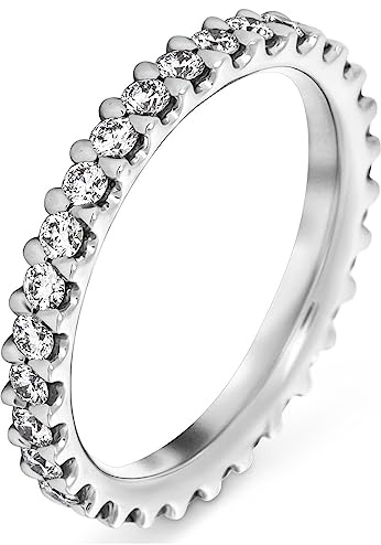 CHRIST Damen-Damenring Diamant 60, Silber 32011919