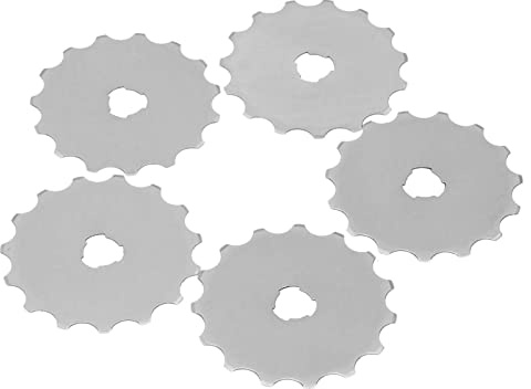 Aoaoy Schneidstoff mit Klinge aus Narké, 9 × 8 × 1, 5 Stück, 45 mm, Messer mit Hakenkante Vane/Wing für das Schneiden von Papier, Stoff aus Leder