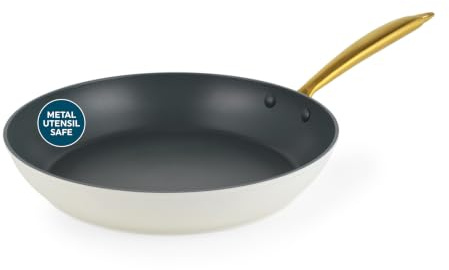 Salter AeroTech Profi-Bratpfanne 28 cm, Antihaft, Induktion | Aluminiumkörper, für Metallutensilien, ofenfester Griff bis 200 °C, korrosionsbeständig, PFOA-frei