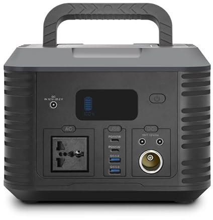 SIKER Tragbare Powerstation 500W/500Wh/120000mAh, 5H Schnellladung per App, USB-C, Reiner Sinus, BMS 8-facher Schutz, bidirektionaler Wechselrichter, Notstrom in ms, Betriebstemperatur -20℃ bis 60℃