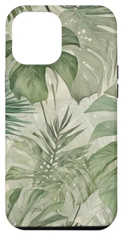 Green Leaves Leaf Floral Sage Green Case for iPhone 12 Pro Max