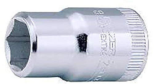 Bahco SB7800SM-25 1/2-Inch 6 Edge Socket Wrench Insert, Silver, 25 mm