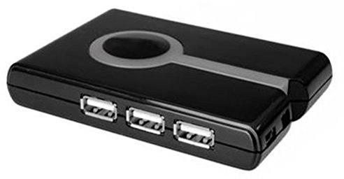 Rotronic Value Multi Card Reader+ 3-Port Hub, USB2.0 Speicherkartenleser USB 2.0 für CFI/II/MD/SD/SM/MMC/MS/TF