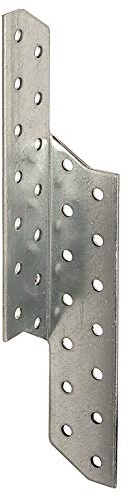 Alberts 837440 Sparren-Pfettenanker | rechts | sendzimirverzinkt | 32 x 32 x 210 mm | 100er Set