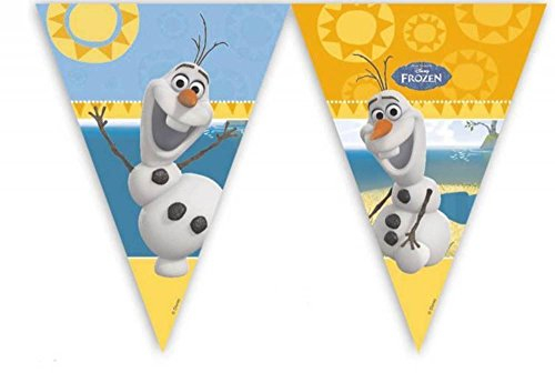 Disney 9 ft Frozen Wimpelkette Flaggen mit Sommer Olaf