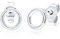 Elli Ohrringe Damen Basic Kreis Geo Minimal in 925 Sterling Silber