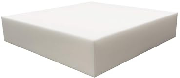 FoamRush Polsterschaumkissen, 15,2 x 61 x 61 cm, hohe Dichte (Stuhlkissen, quadratischer Schaumstoff für Esszimmerstühle, Rollstuhl-Sitzkissen-Ersatz)