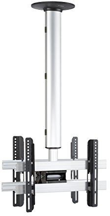 VCM Universal VESA TV Deckenhalterung Fernseh Halterung Halter CM3 Double Silber