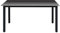 Festnight Gartentisch Esstisch Tisch Terrassentisch Glas Aluminium 150 x 90 x 74 cm Schwarz