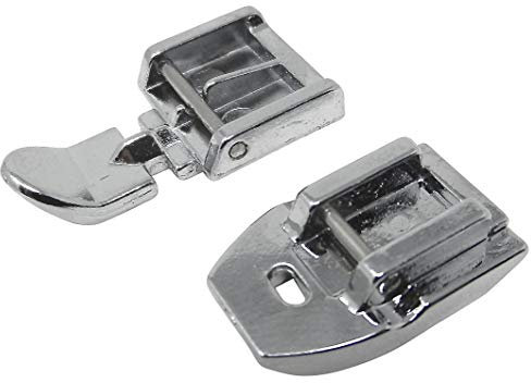 Pied de fermeture éclair et pied de fermeture en métal dissimulé pour machines à coudre Pfaff Hobby