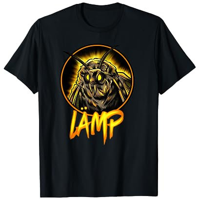 Motte Meme T-Shirt - Lamps Lämp lustiges Motten Shirt Moth T-Shirt