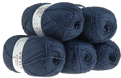 500g Strickgarn CILKA by VLNIKA Klassikgarn Strickwolle Häkelgarn Sommergarn