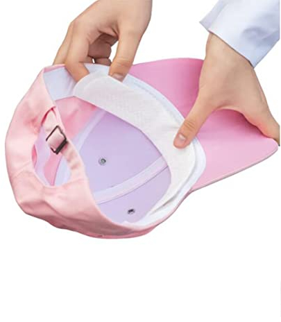 Schweißband Für HüTe,Hutband Sweat Pads,Kragen Schweiß Pad Hat Liner Cap Protection - Unsichtbarer Schutz vor Schweiß Und Flecken Für Frauen und Männer (12pcs)