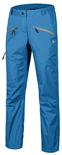 Little Donkey Andy Wasserdicht Atmungsaktive Regenhose Damen Leicht Winddicht Outdoor Wanderhose Fahrradhose Blau S