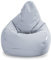 Loft 25 Sitzsack-Spielerstuhl | Sitz Sitzsack für den Innenbereich des Wohnzimmers im Freien | Wasserbeständig | Ergonomisches Design zur Körperunterstützung | Langlebig und Bequem (Grau, Sitzsack)