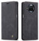 mvced Handyhülle Kompatibel mit Xiaomi Mi 10T Lite (5G),Premium Leder Flip Case Schutzhülle mit Standfunktion,Schwarz