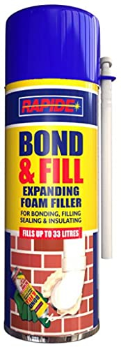 3X 500ml Expanding Foam Filler Bond & Fill Bonding Filling Sealing Insulating Insulation Fillers - Pack of 3