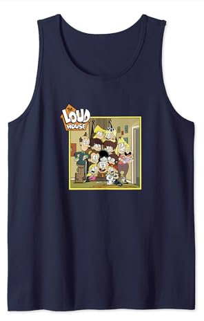 The Loud House Group Shot Framed Poster Tank Top