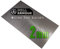 Placa de aluminio de 2 mm, grado 6082 T6 300 mm x 100 mm (30cm x 10cm)