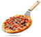 Pizzaschieber, Premium Pizzaschaufel aus rostfreiem Edelstahl und Buchenholz, für Backen Hausgemachte Pizza, Brot Kuchen, Kekse (25,5 cm / 10 Zoll)