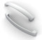 FURNIWARE 10 Pack Cabinet Handles, Hardware Drawer Pulls, Aluminum Kitchen Cabinet Door Handles Pull, Chrome-128mm(5 Inch) Hole Center