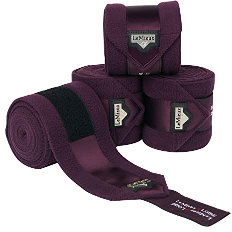 LeMieux Bandagen Loire Satin Polo in fig,Größe Full