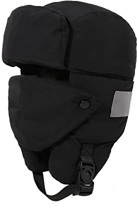 CLAPE Unisex Warm Winter Hat with Ear Flaps Wasserdicht Trapper Mütze Thermal Fliegermütze Winddicht Bomber Hut Warme Russen Mütze