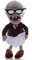Aolivia Pvz plush-come with 50pcs stickers, Pvz stuffed doll, Cute zombies pvz soft toys (Newspaper Zombie)