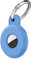 Ainiv Portachiavi per Airtag, Custodia per Airtag Portachiavi in Spesso Silicone, Localizzatore di Chiavi per Airtags Portatile per Zaini e Animali Domestici, Mini Cover Protettiva Tracke, Azzurro