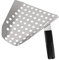 Popcorn Scoop, Popcorn Nuclear Sieve Speed Spoon, Single Handle Stainless Steel French Fries Spatula, Comfortable and Secure Handle for Stores, Movie Theaters, Picnics and Popcorn Machines