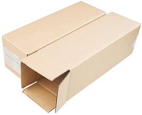 PACK4YA 300×100×100mm Lange Pakete für Versand versandbox Verpackungskartons schlank Versandkartons für die Verpackung päckchen kartonschachteln GLS DHL UPS Geschäft oder Geschenk (10 Stück)