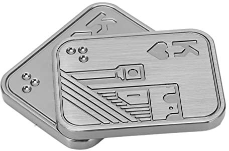 HOHXFYP Magnetischer Fingerspitzen Schieber, Zinklegierung, EDC Spielzeug Zum Stressabbau, Klarer Klang
