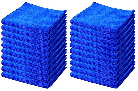 Mikrofaser-Handtücher für Auto Auto Trocknen Waschen Detailing Polieren Poliertuch Mikrofasertuch 30,5 x 30,5 cm, Packung mit 20 Stück Auto Detaillierung Tuch