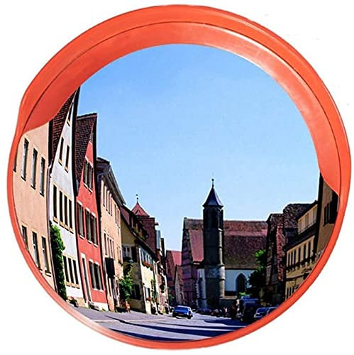 VVHUDA Konvexer Panorama-Sicherheitsspiegel für Kreuzungen, erweitert Ihr Sichtfeld, um die Sicherheit zu erhöhen. Gebogener Spiegel für den Innen- und Außenbereich. Verkehrsspiegel small Gift