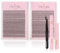 Oreola False Lash Extension Kit 456Pcs Individual Lashes DIY with Bond Seal and Tweezers,Glue Remover Easy to Remove,C Curl 20D Wispy Natural Look(8-15MM Mixed)