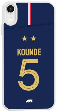 MYCASEFC Coque Football Jules Kounde France Wiko Y60. Housse de Football pour Smartphone pour Les Fans de Football - Idée Cadeau - Design de qualité supérieure.