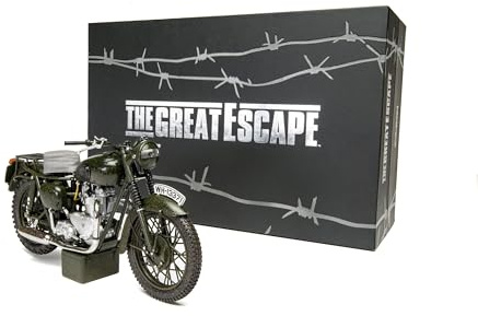 Corgi Diecast Model Cars - CC08501 The Great Escape - Triumph TR6 Trophy (Weathered) - Men, Women & Kids Souvenir Gifts from UK - Small Die Cast Toy Car Models for Boys, Gift for Motor Enthusiasts