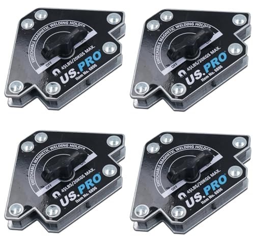 45lb Switchable On Off Magnetic Magnet Welding Holder Support 3 Angles 4pc