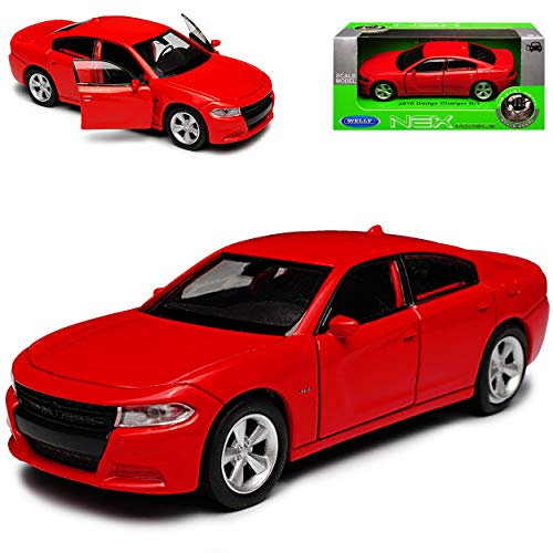 Welly Dodge Charger R/T Limousine Rot Ab 2016 ca 1/43 1/36-1/46 Modell Auto Modell Auto
