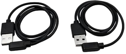POFET 2 Stück Smartwatch Ladekabel Magnetisch, Universeller Smartwatch Zubehör USB 2 polig Magnetisch Ladegerät für Smartwatch YAMAY SW022, GTX, Haylou, LW11