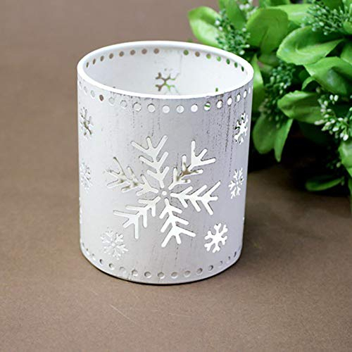 Party Kreativer Kerzenhalter Kerzenhalter Weihnachtsdekoration Xms Decor Hollow Home Decor Christbaum Kerzenhalter (C, One Size)