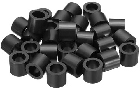 PATIKIL M12 Round Electrical Outlet ABS Spacers Washer, 30 Pcs 12.2mm ID, 18mm OD, 15mm Length Without Threaded,Switch and Receptacle Spacers Hardware for M12 Screws