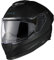 NEXX Y.100R Full black schwarz matt Integralhelm mit Heckspoiler Sonnenblende und Pinlock, M 57/58
