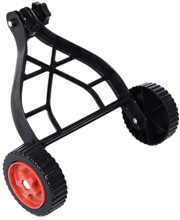 Ruedas De Soporte Para Desbrozadora, Ruedas Auxiliares Para Cortacésped Portátil Soporte Ajustable Para Cortadora De Césped Accesorio Para Desbrozadora para Jardinería, 34x35x12cm