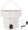 Machine à Laver Portable, Machine à Linge à Laveuse Mini 18L avec Panier de Spin et Tuyau de Vidange, Machine à Laver Pliante pour Petits Sous-vêtements, Camping de Voyage RV (Prise UE)