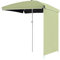 Parasol Rectangular Garden 160X160 Cm, Sombrilla Playa para Terraza, Balcón, Piscina, Patio Parasol Exterior con Funda Protectora(Green)