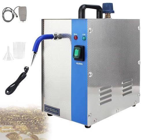 Pvxa Professional Gem Steam Cleaner Machine,Professional Gem Gold Silver Steam Cleaner Machine,Jewellery Steam Cleaner Machine, for Gold, Silver, Diamonds 2L