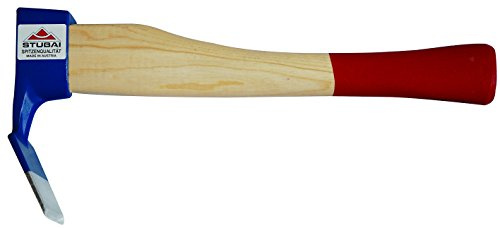 STUBAI Flachdexel 75 mm mit Stiel 420 mm | geschmiedet, geschliffen & poliert | Forst-Werkzeug zum Aushöhlen von Baumstämmen, hochwertige Ausführung
